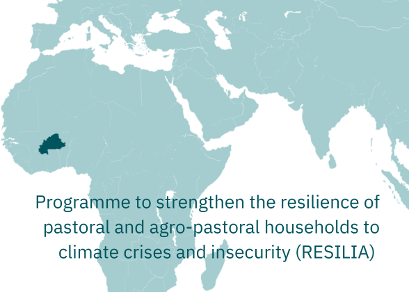 Programme to strengthen the resilience of pastoral and agro-pastoral households to climate crises and insecurity (RESILIA) 