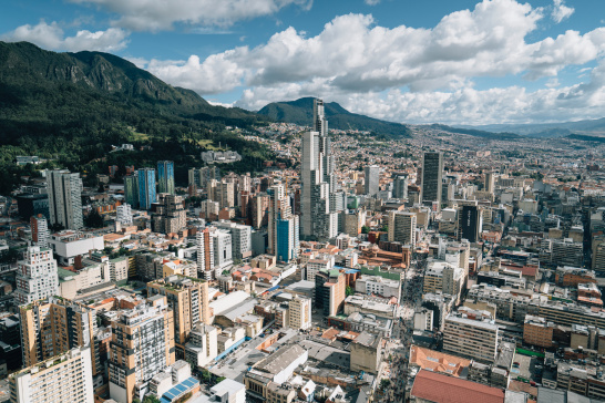 City, buildings, Colombia, Bogota