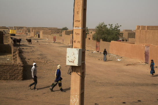 street, Menaka, northern Mali, UN Multidimensional Integrated Stabilization Mission in Mali