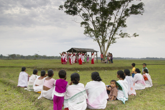 Women, Assam, India, dance