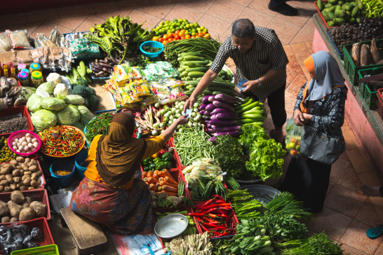 Food, market, vegetables, Malaysia