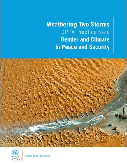 Weathering Two Storms - Gender and Climate in Peace and Security_COVER