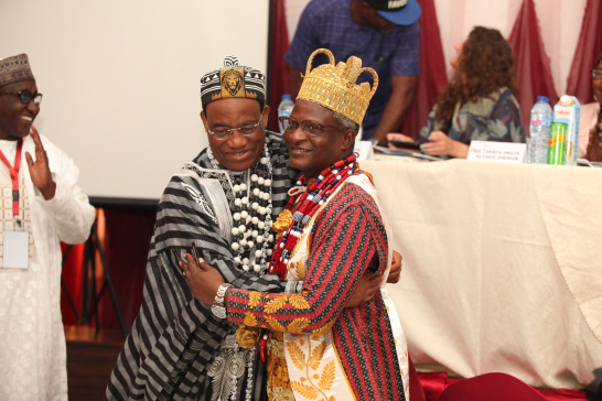 Cerimony for the signing of the agreement resulting from the Konshisha-Oju Natural Resource Peace Process