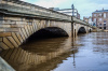 Flood, York, UK, city, urban, bridge