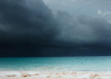 dark skies, beach, Caribbean