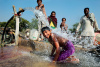 water, children, Alwar District, India, South Asia