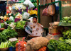 market, man, produce, India, South Asia
