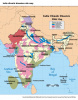 India climatic disasters risk map