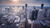 Houston, USA, city, drone, cityscape, view, buildings, skyscraper