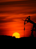 Oil rig, fossil fuel, sunset_vertical