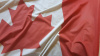canadian flag, canada, north america, transatlantic
