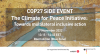 COP27, side event, climate for peace, climate4peace, Sharm el Sheikh