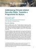 WR_Policy Paper Addressing Climate-related Security Risks_COVER