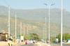 Kapenguria, West Pokot, Kenya, road, power lines
