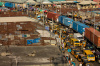 Ijora, Lagos, Nigeria, train, traffic, pollution