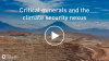 Critical minerals and the climate security nexus